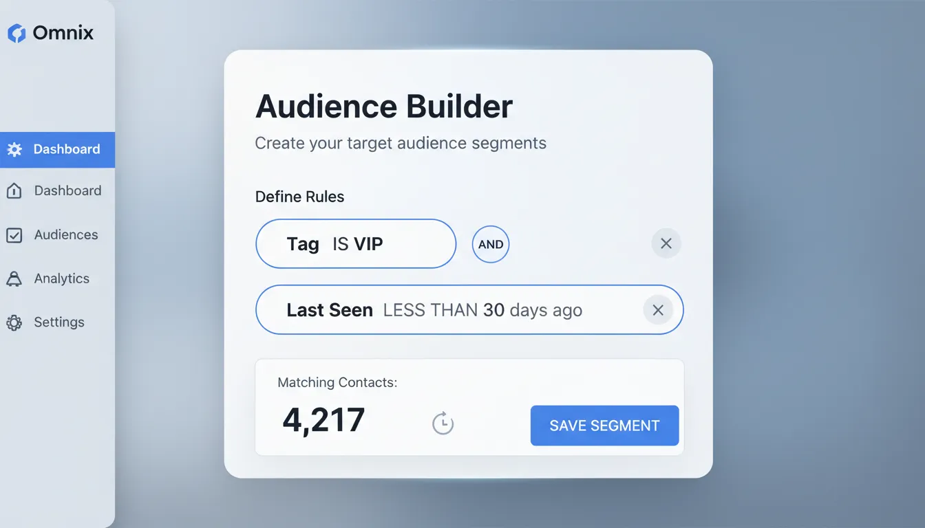 Audience Builder UI