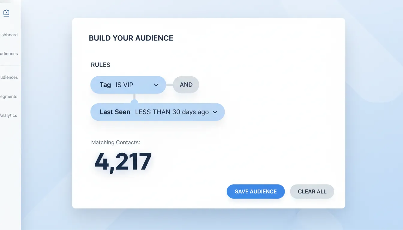 Audience Builder UI