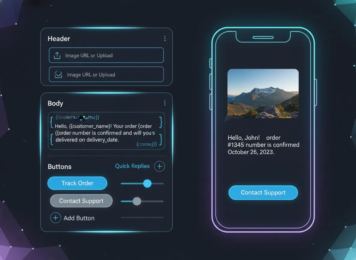 WhatsApp Structured Message Builder