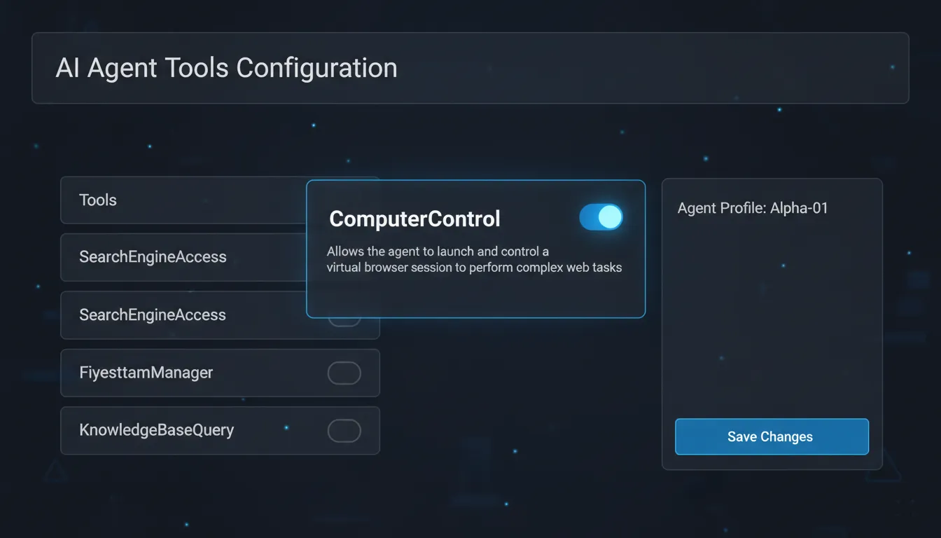 AI Agent Computer Control Tool
