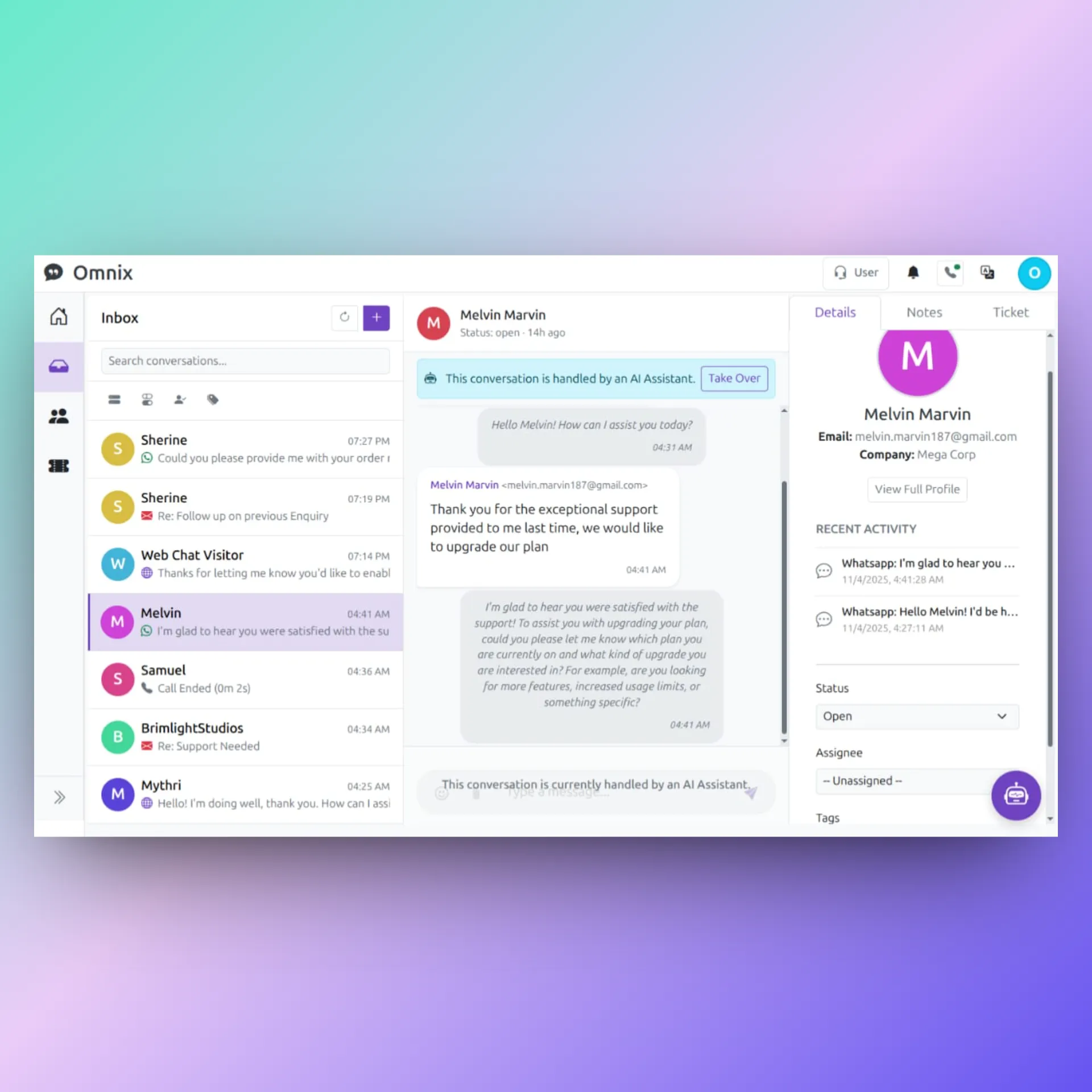 Omnix Unified Inbox
