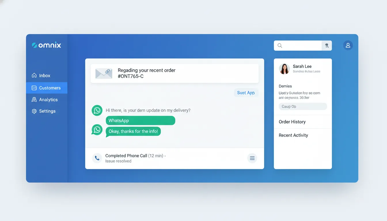 Chronological conversation timeline