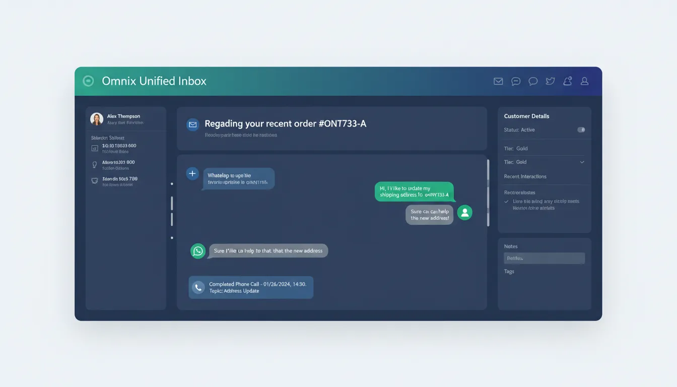 Chronological conversation timeline