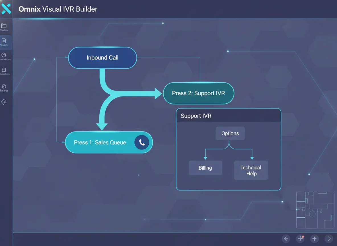 Omnix Visual IVR Builder