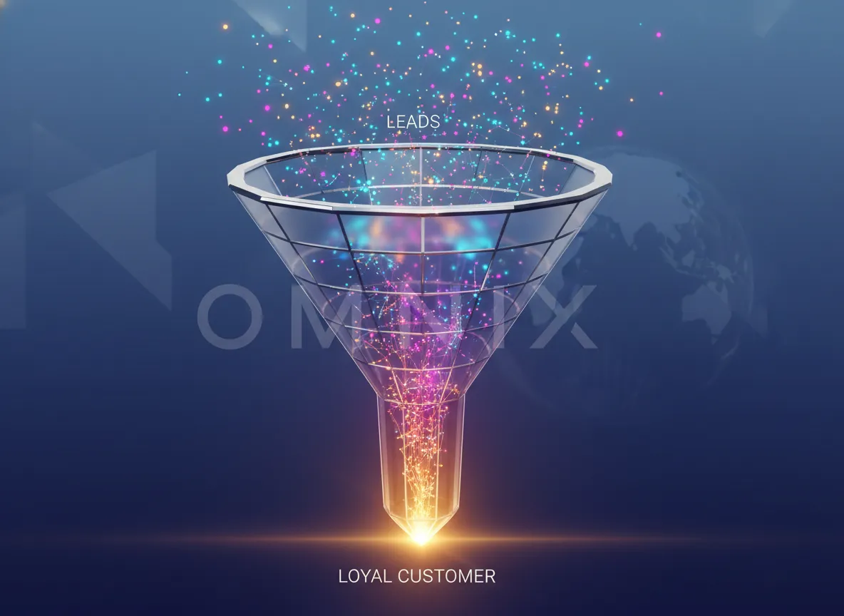 Marketing funnel visualization