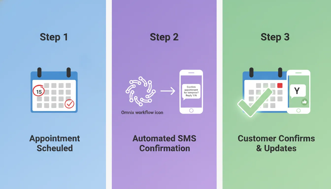 Automated appointment reminder workflow